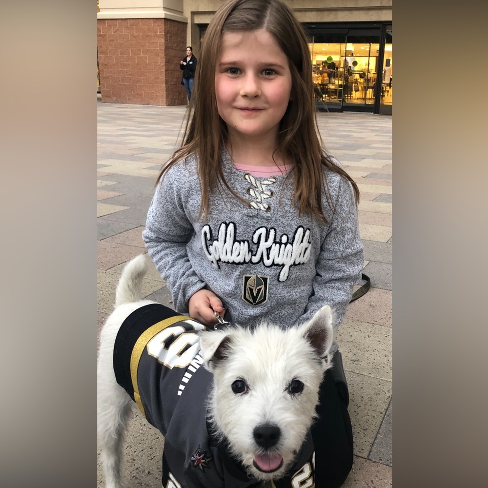 Girls Medium Las Vegas Golden Knights NHL Hooded top